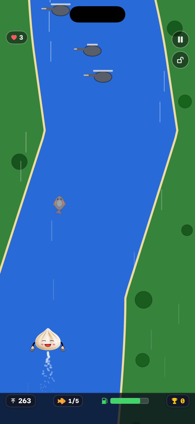 LiRoHop Wild Rapids river level gameplay