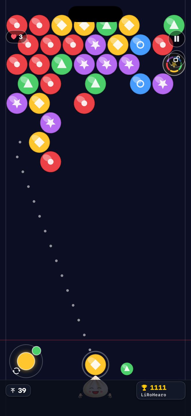 LiRoHop Color Rain orb level gameplay