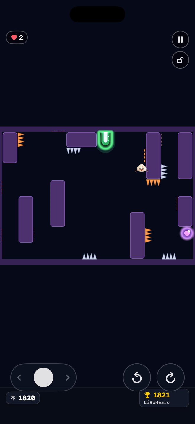 LiRoHop Gravity Box puzzle level gameplay